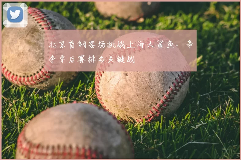 北京首钢客场挑战上海大鲨鱼，争夺季后赛排名关键战