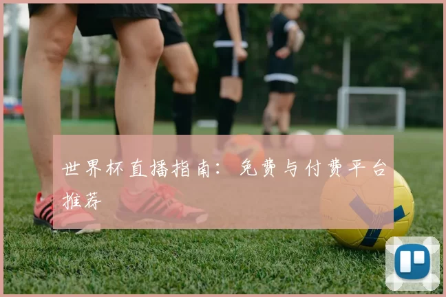 世界杯直播指南:免费与付费平台推荐